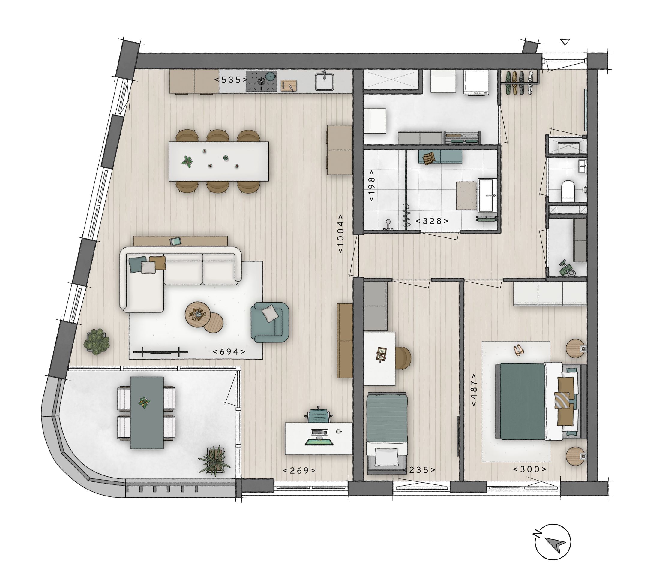 Photo 3 of Woningtype F (Bouwnr. A06 (BG))