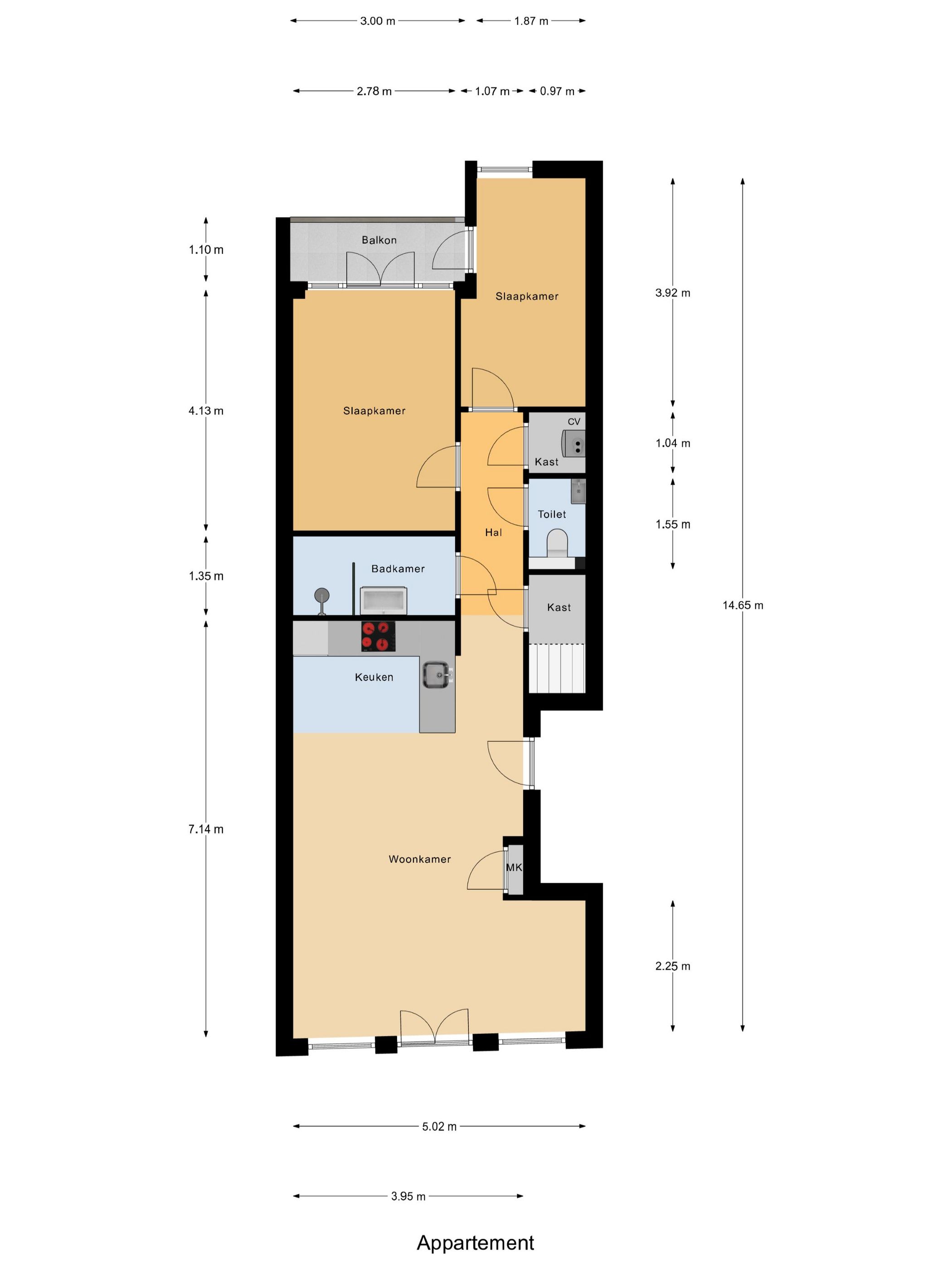 Modern and Bright 3-Room Apartment with Energy Label A in Nieuwe Westen — 53