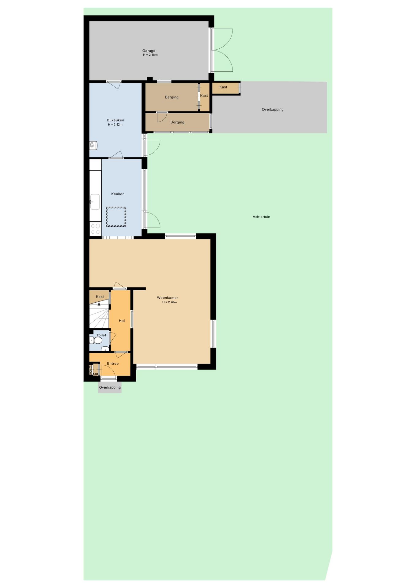 Spacious Corner House with Large Garden, Garage and Parking in Proostdijland — 99