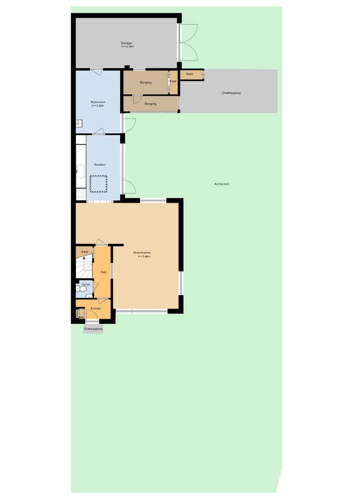 Spacious Corner House with Large Garden, Garage and Parking in Proostdijland — 98