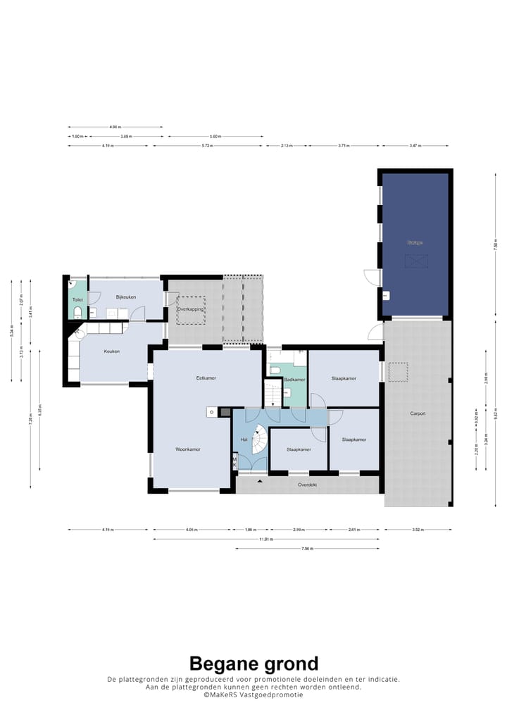 Detached semi-bungalow with renovation potential in quiet Heel neighborhood — 77