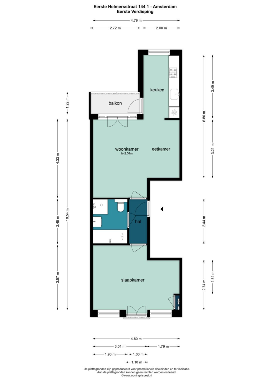 Foto 24 van Eerste Helmersstraat 144-1