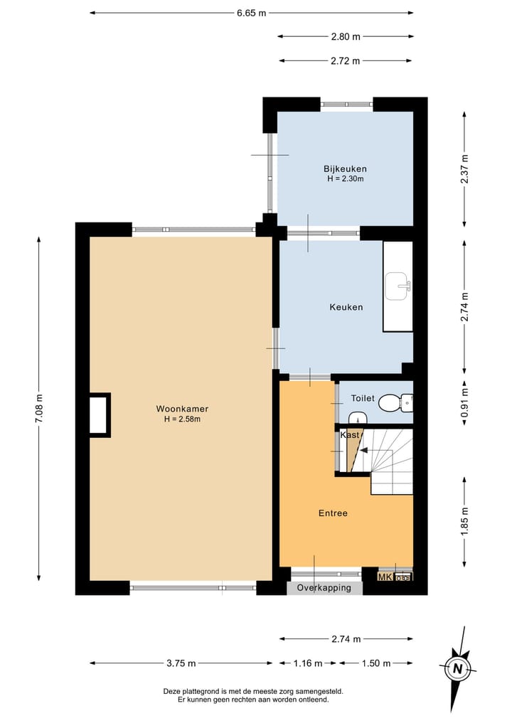 Starter home with four bedrooms and south-facing garden in Drachten — 86