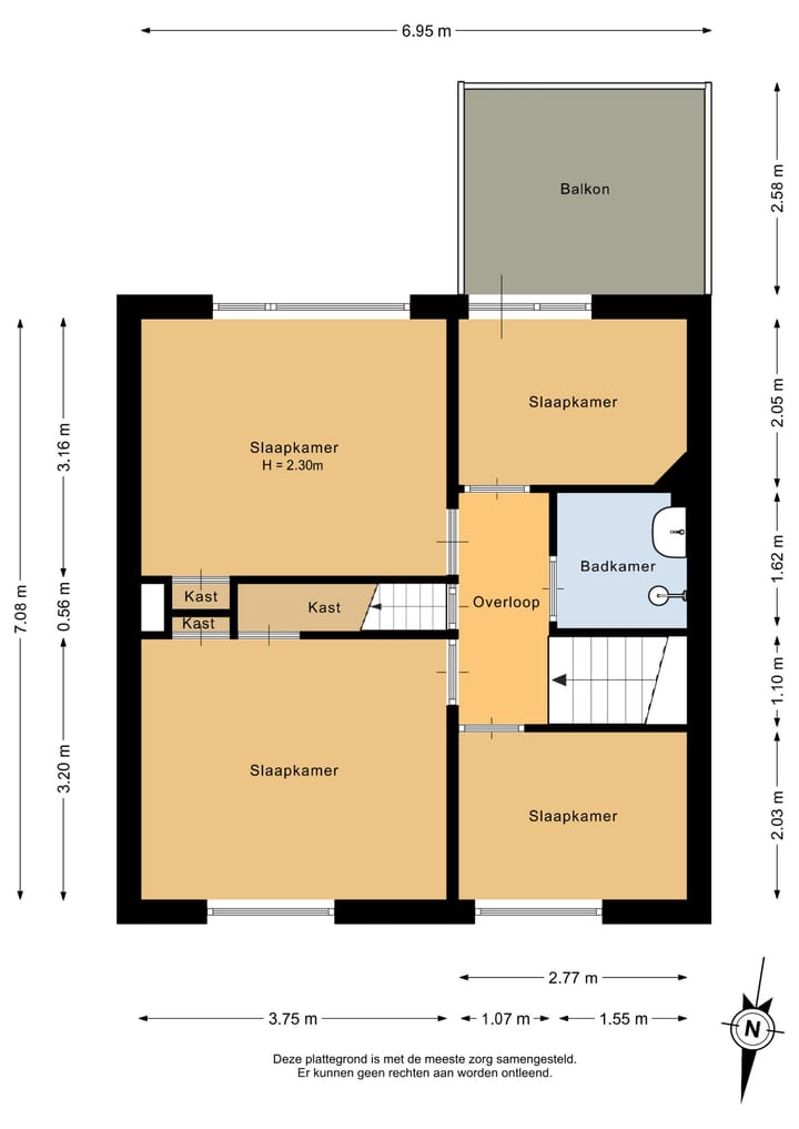 Starter home with four bedrooms and south-facing garden in Drachten — 93