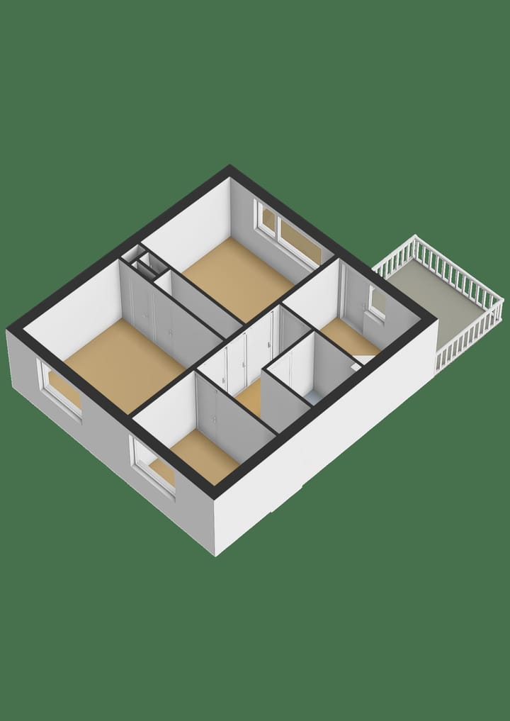 Starter home with four bedrooms and south-facing garden in Drachten — 95