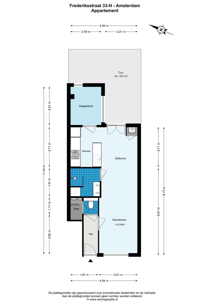 Foto 25 van Frederiksstraat 33-H