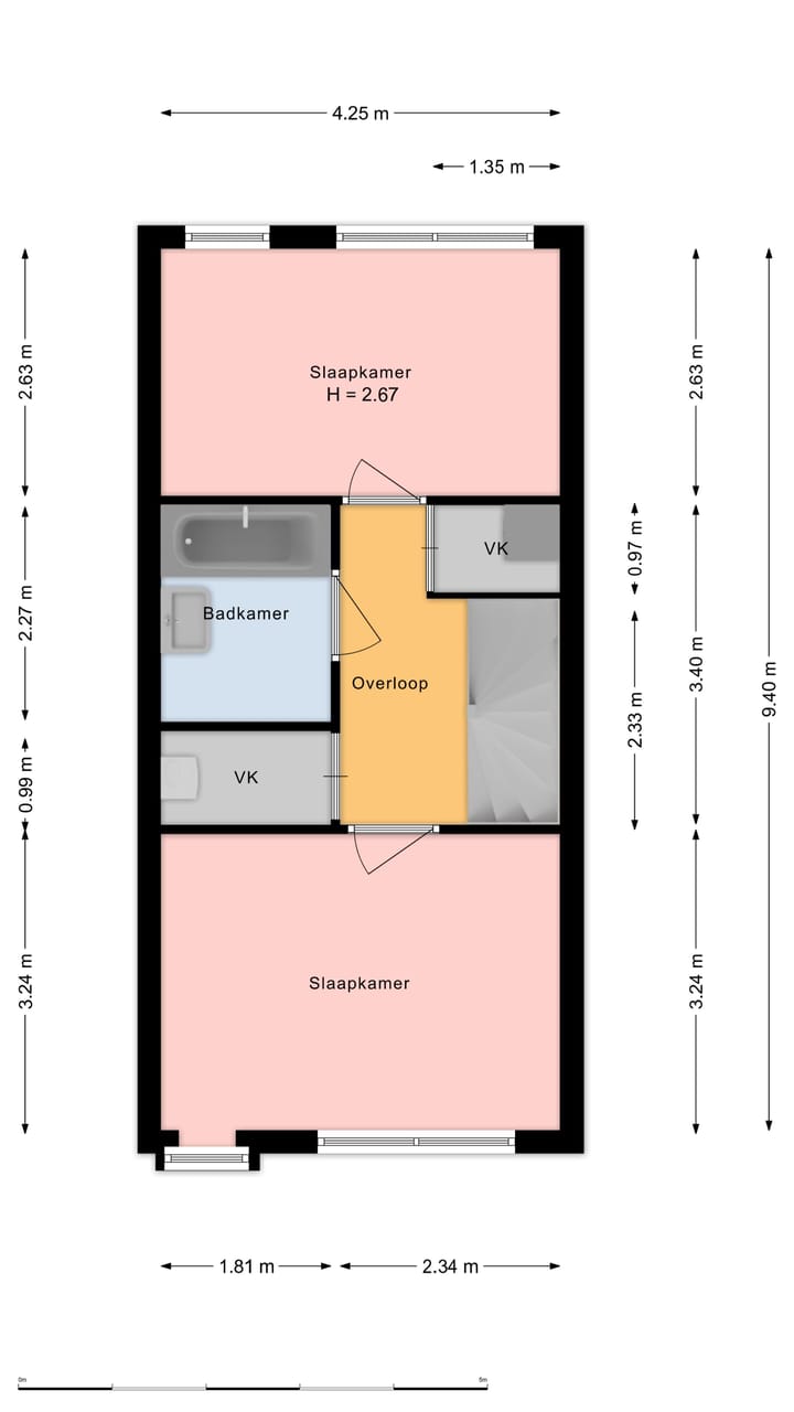 Move-in ready 3-room terraced house with high-quality finish in Ridderkerk — 77