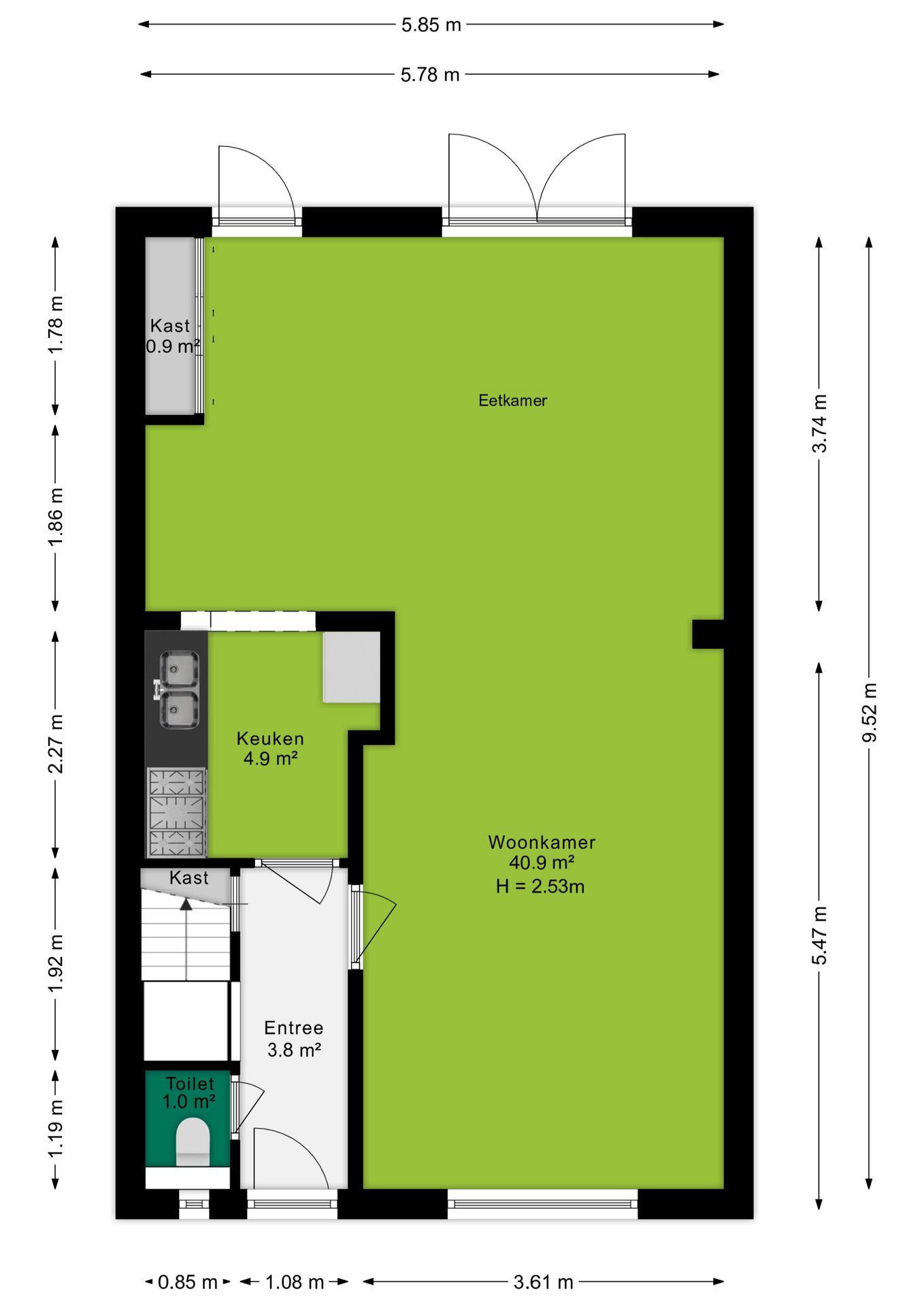 Foto 40 van Dr. de Visserstraat 46