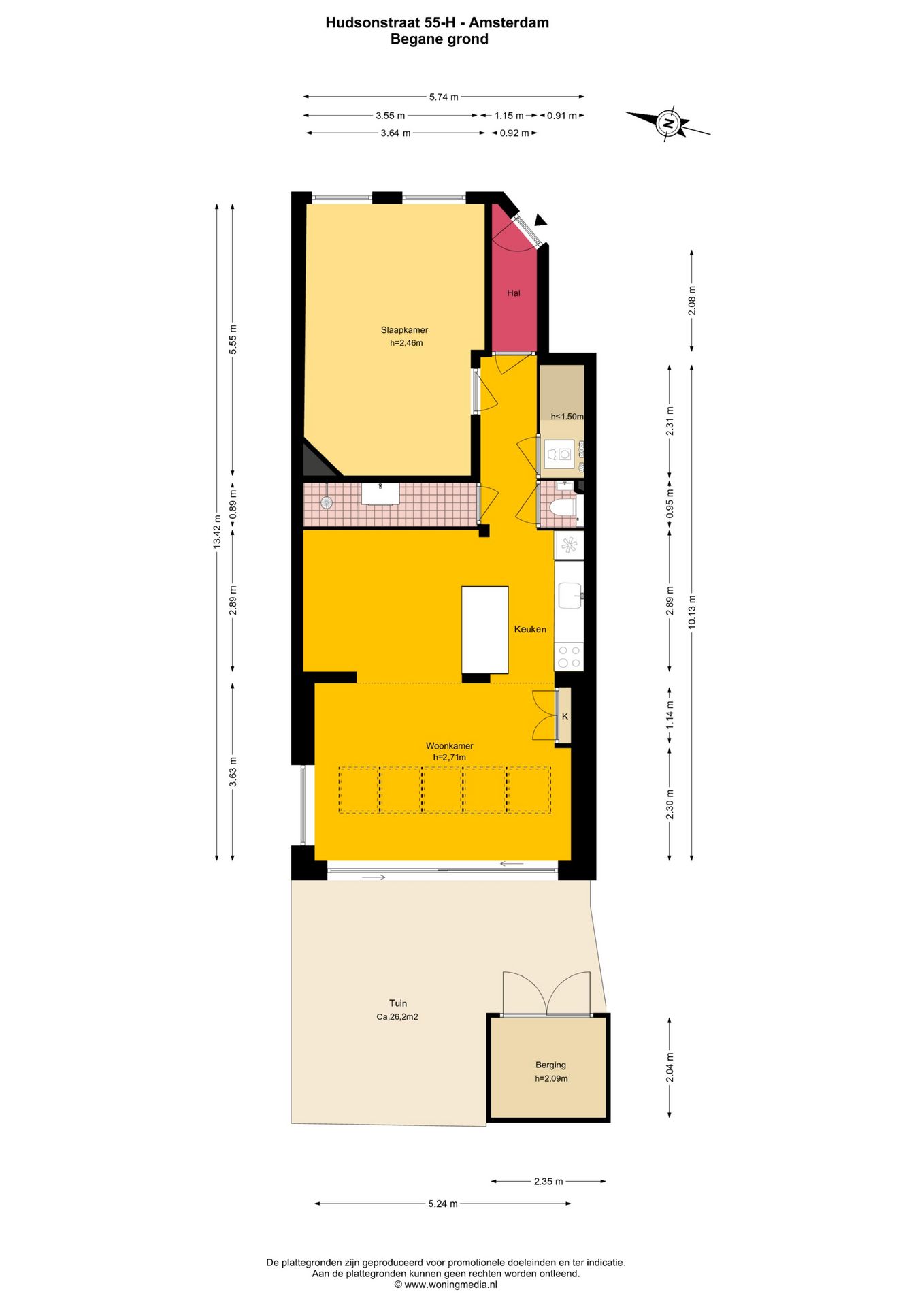 Foto 18 van Hudsonstraat 55-H