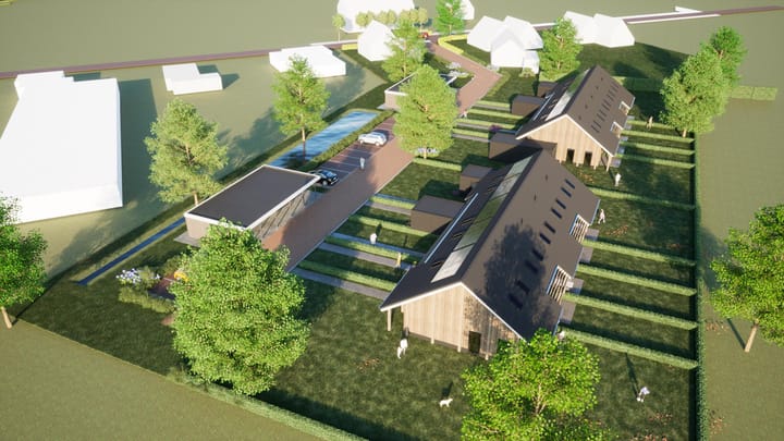 Foto 2 van Geschakelde woning met aanbouw (Bouwnr. 2)