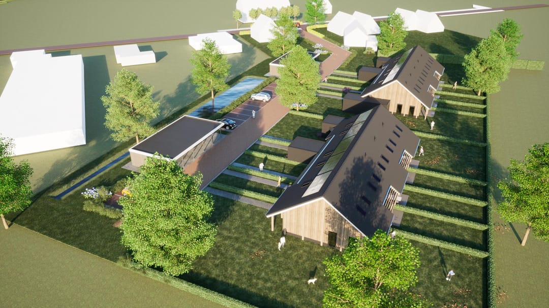 Foto 2 van Hoekwoning met aanbouw (Bouwnr. 1)