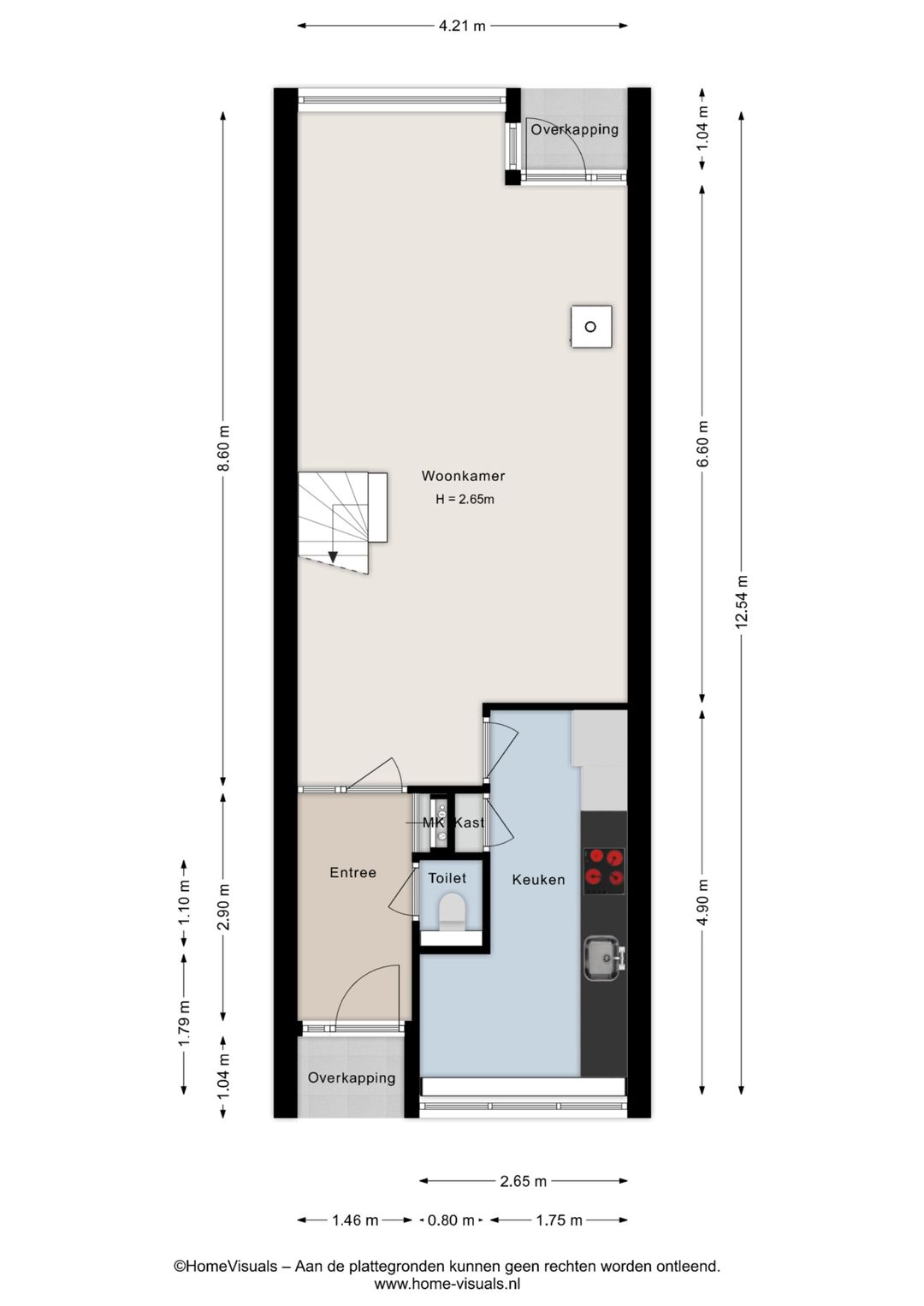 Eye-catching terraced house with private parking and deep backyard — 89