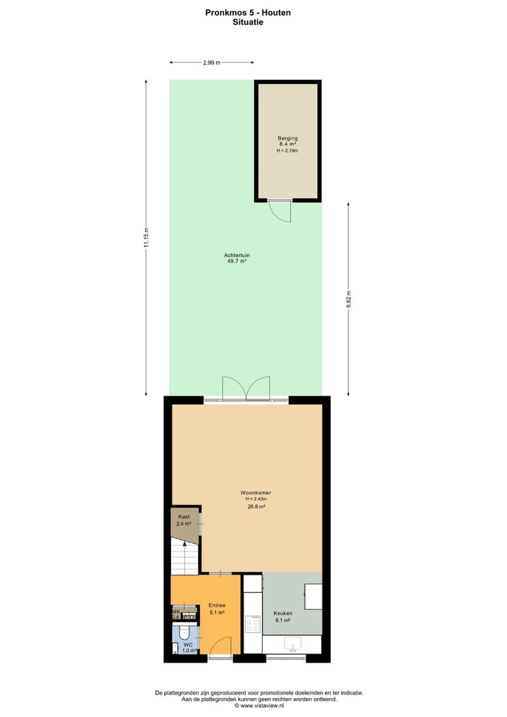 Spacious and perfectly maintained terraced house with four bedrooms and energy label A+++ — 77
