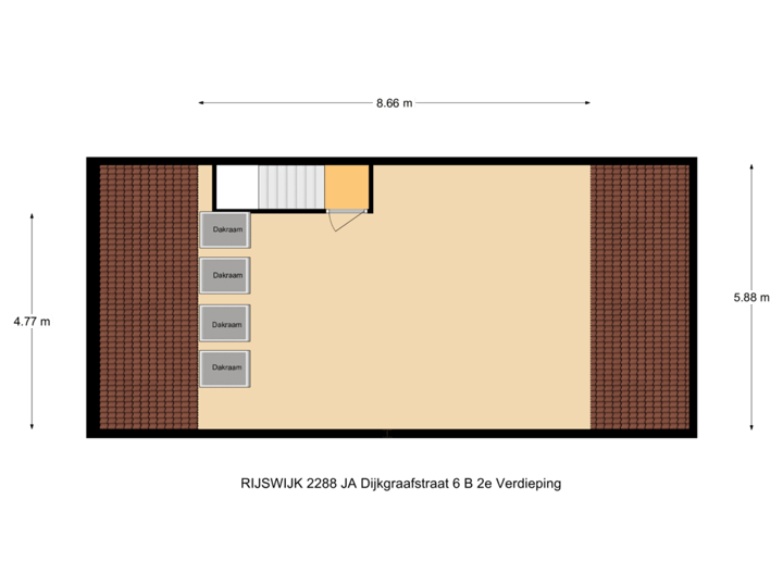 RIJSWIJK 2288 JA Dijkgraafstraat 6 B 2e Verdieping