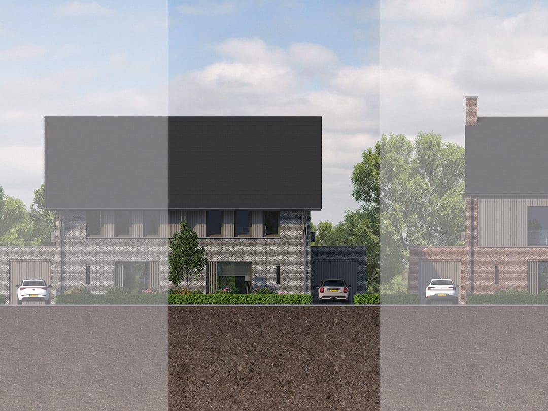Photo 1 of 2 onder 1 kapwoning type E (Bouwnr. 56)