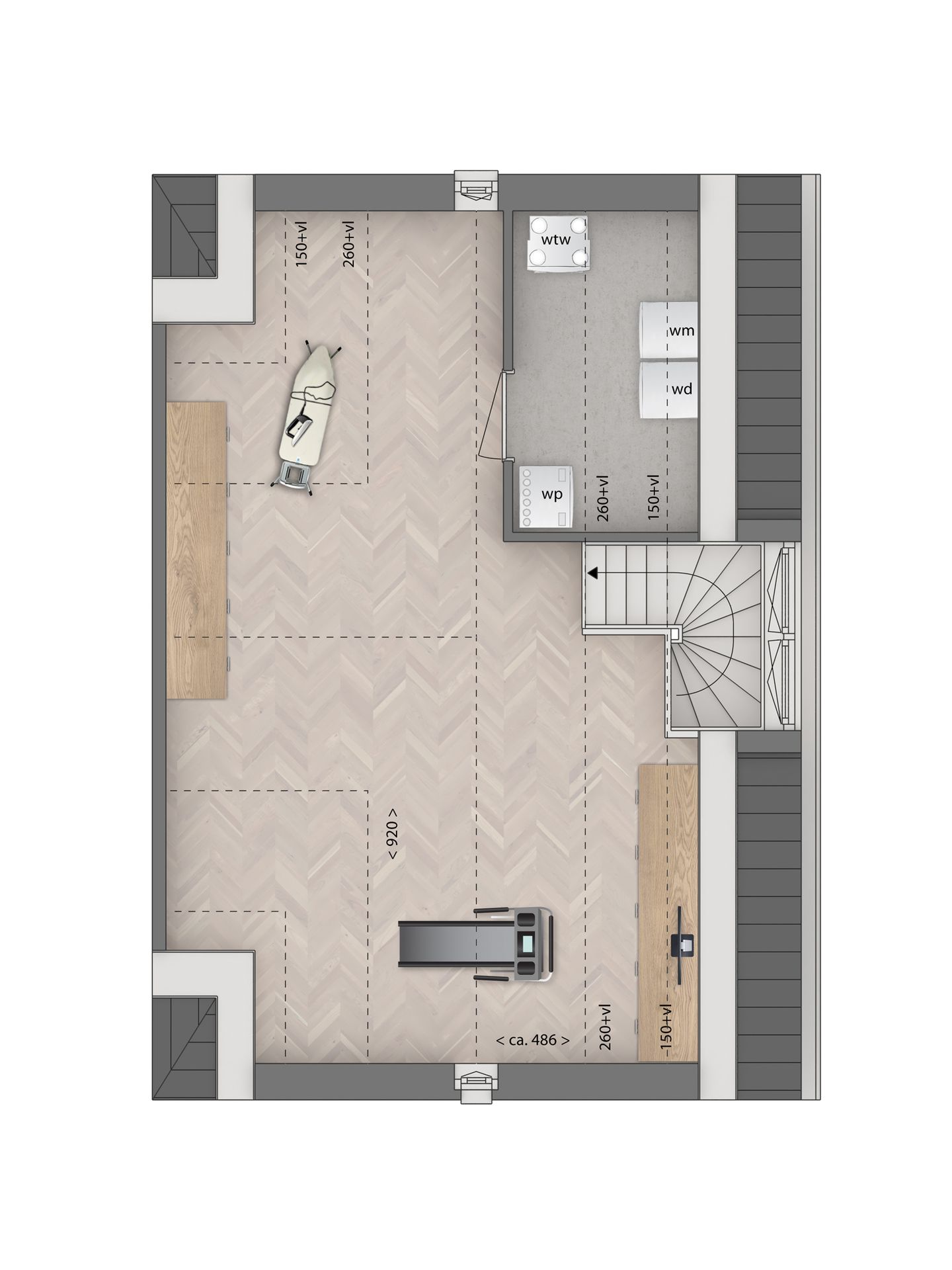 Foto 5 van 2 onder 1 kapwoning type E (Bouwnr. 47)