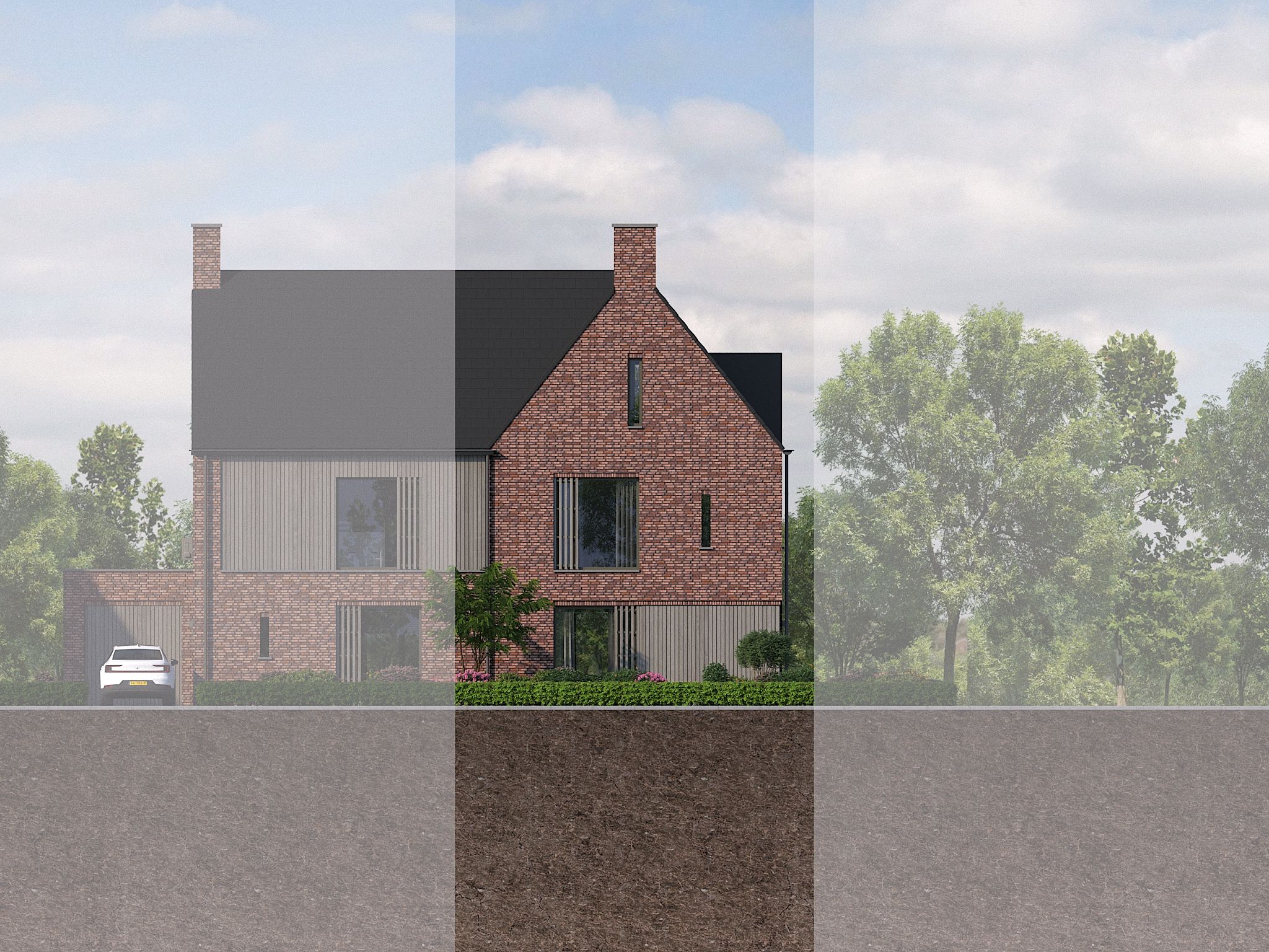 2 onder 1 kapwoning type E (Bouwnr. 58)  false