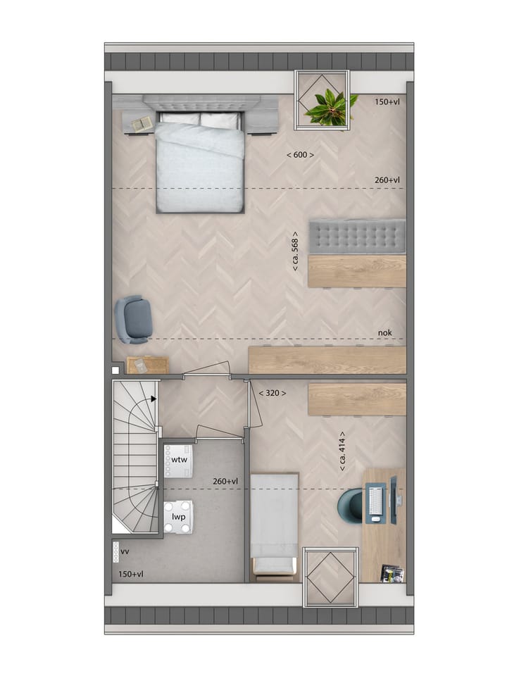 Photo 3 of Levensloop hoekwoning type H (Bouwnr. 39)