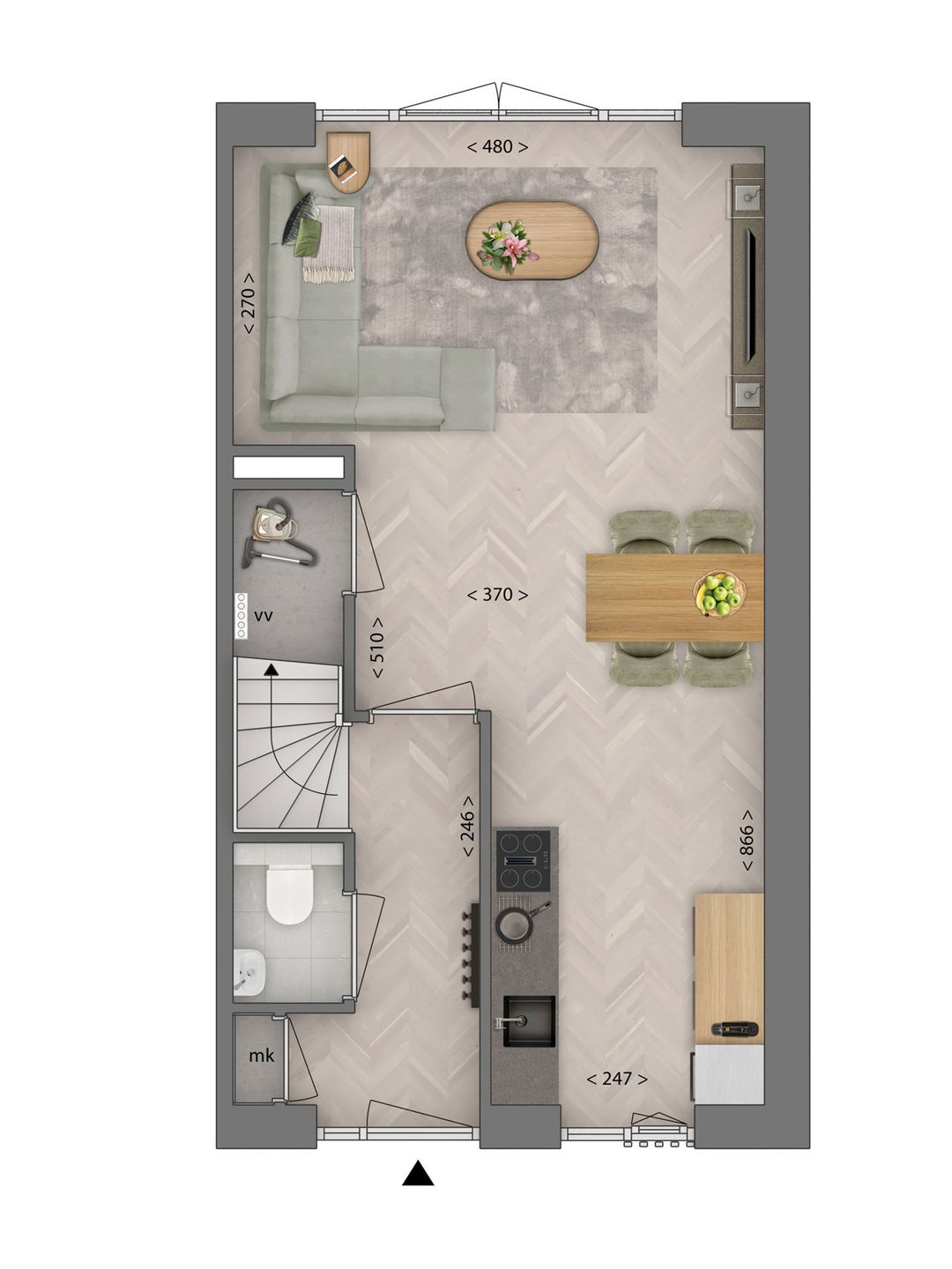 Foto 2 van Rijwoning (Bouwnr. 21)