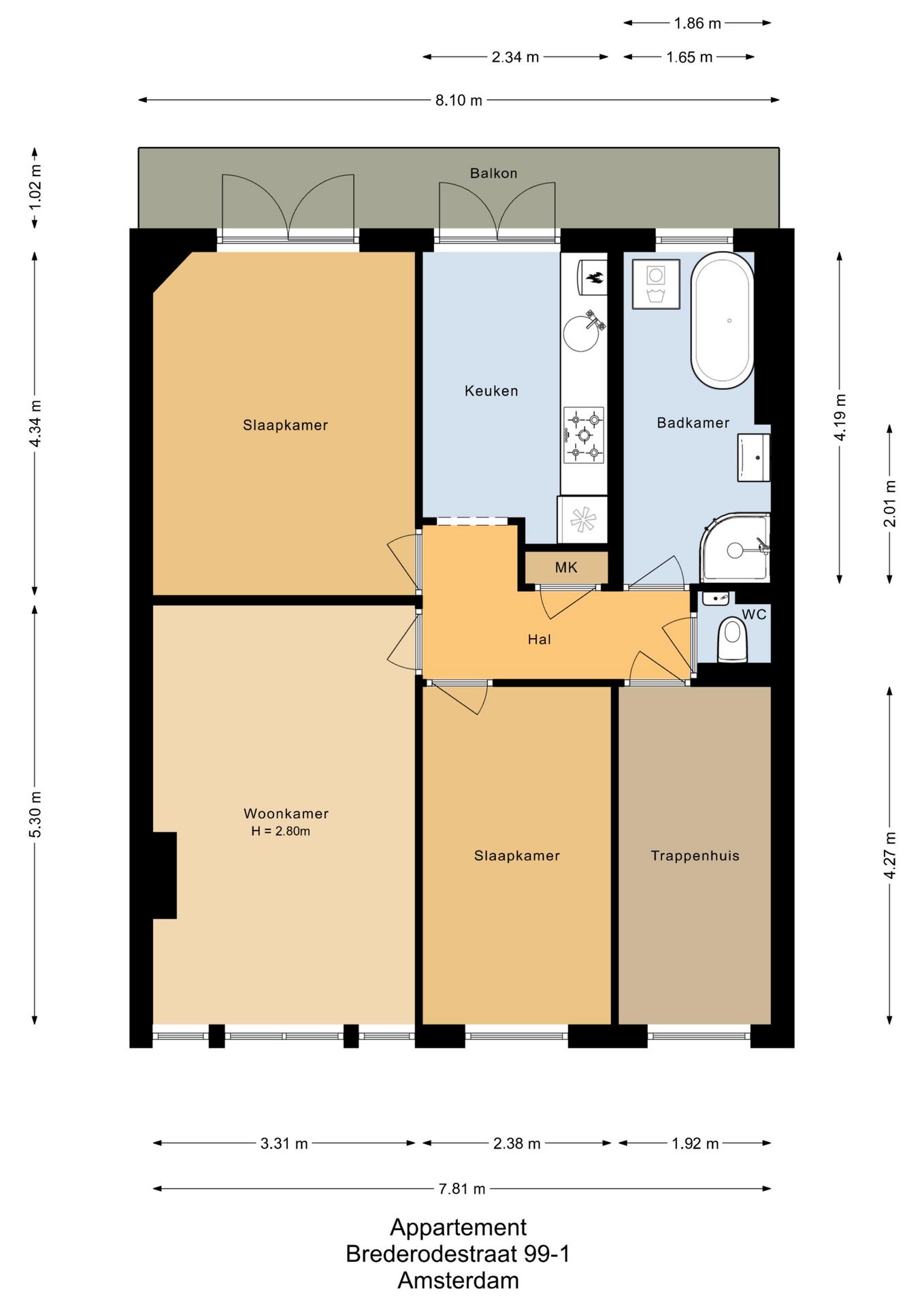 Foto 18 van Brederodestraat 99-1