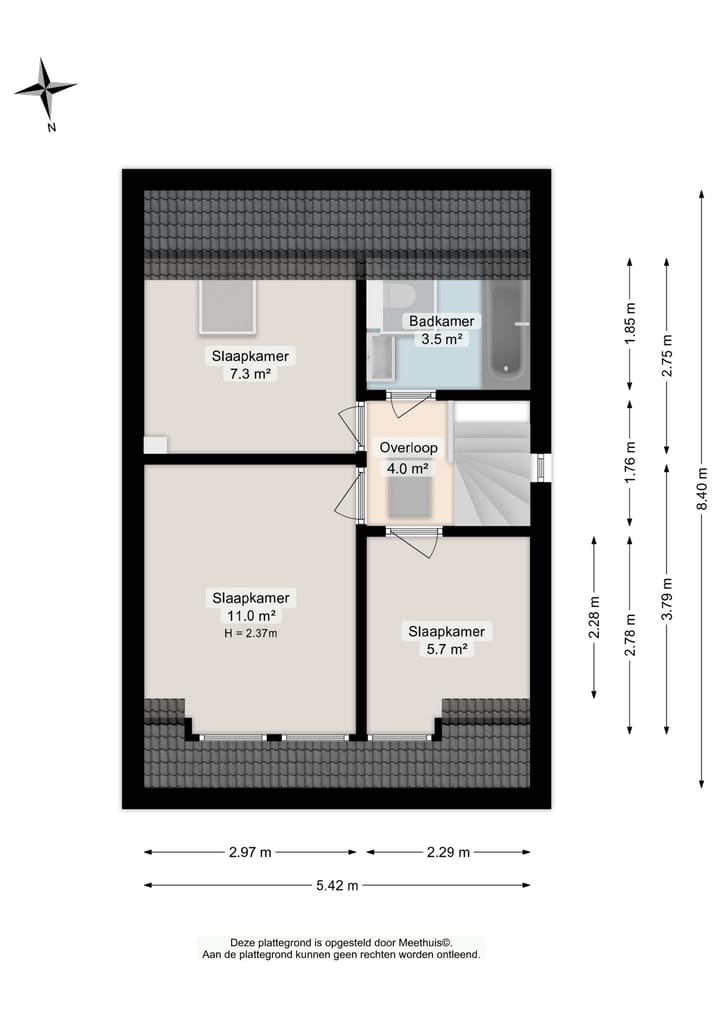 Well-maintained energy-efficient family home with sunny south-facing garden in Beijum-Oost — 105