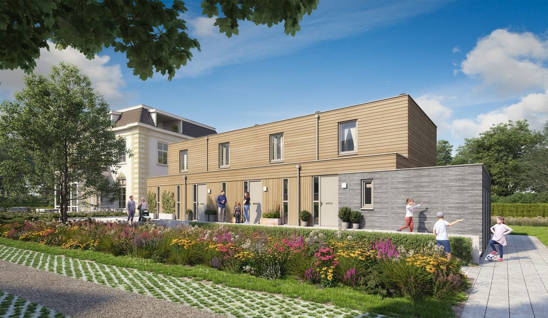 Photo 1 of Vier starterswoningen plan Lamsweerde Wehl