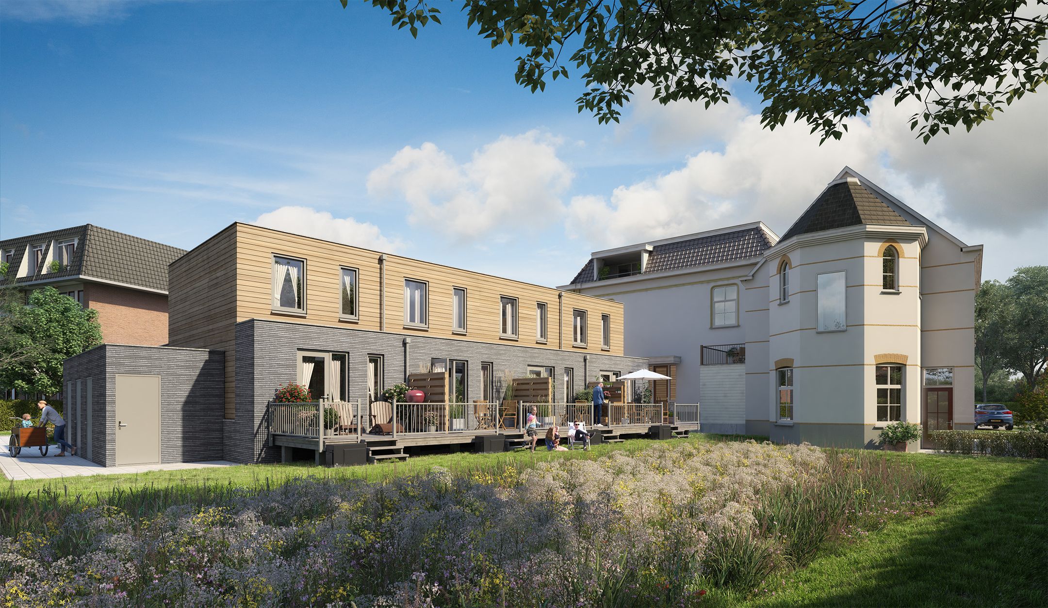 Photo 2 of Vier starterswoningen plan Lamsweerde Wehl