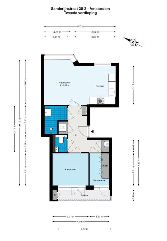 Foto 27 van Sanderijnstraat 35-2