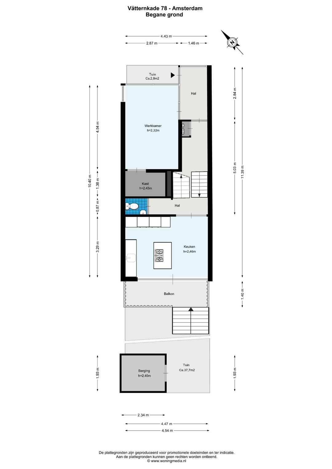 Spacious split-level corner home with park views in Amsterdam De Aker — 32