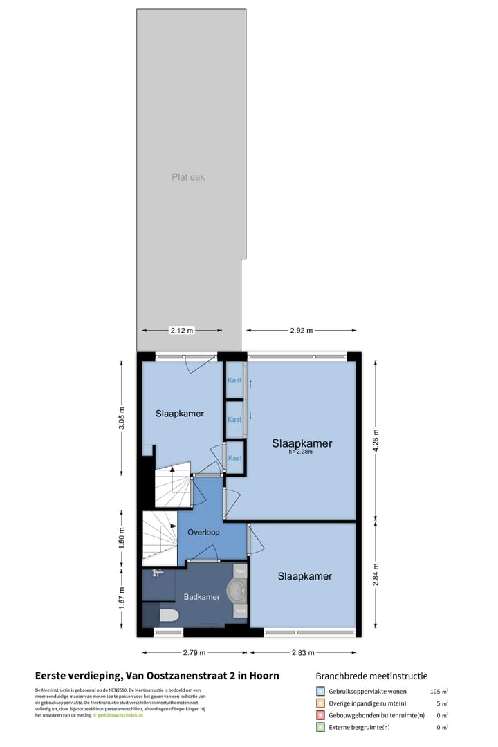Comfortable terraced home with work space in Hoorn Noord — 52