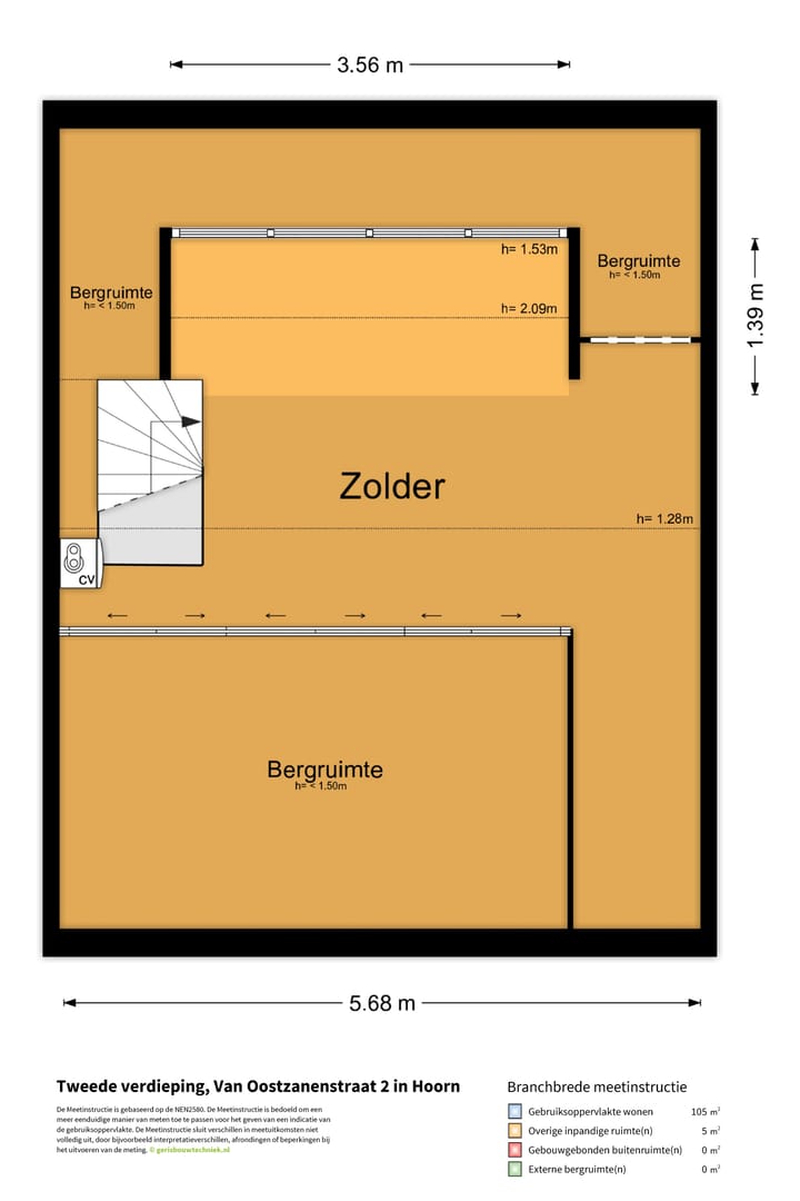 Comfortable terraced home with work space in Hoorn Noord — 54
