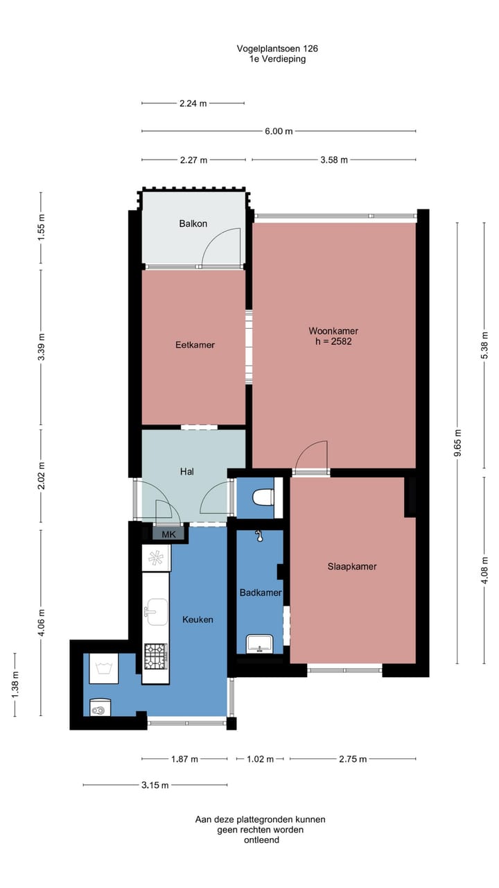 Modern renovated apartment with sunny south-facing balcony in green neighborhood — 51