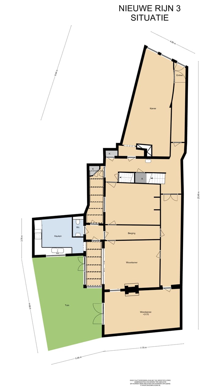Monumental Canal House with Burcht View in Historic Leiden Center — 180