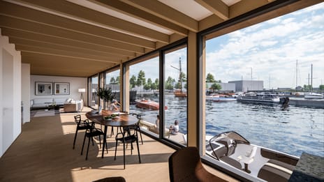 Photo 4 of Ligplaats met nieuwbouwark in Marinapark Houthaven Zaandam
