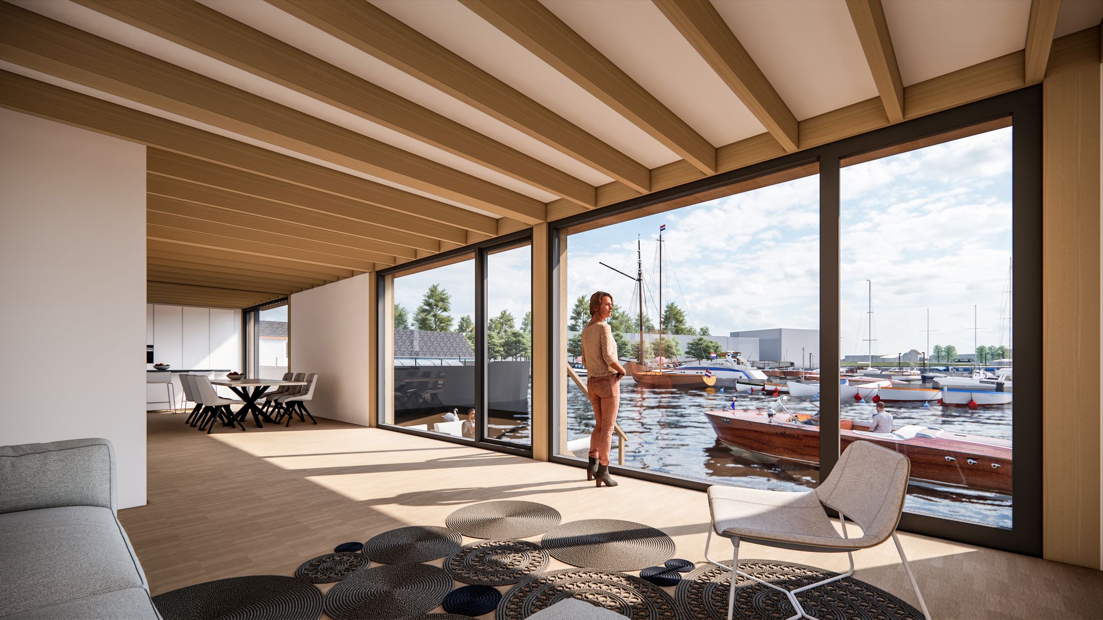 Foto 6 van Ligplaats met nieuwbouwark in Marinapark Houthaven Zaandam