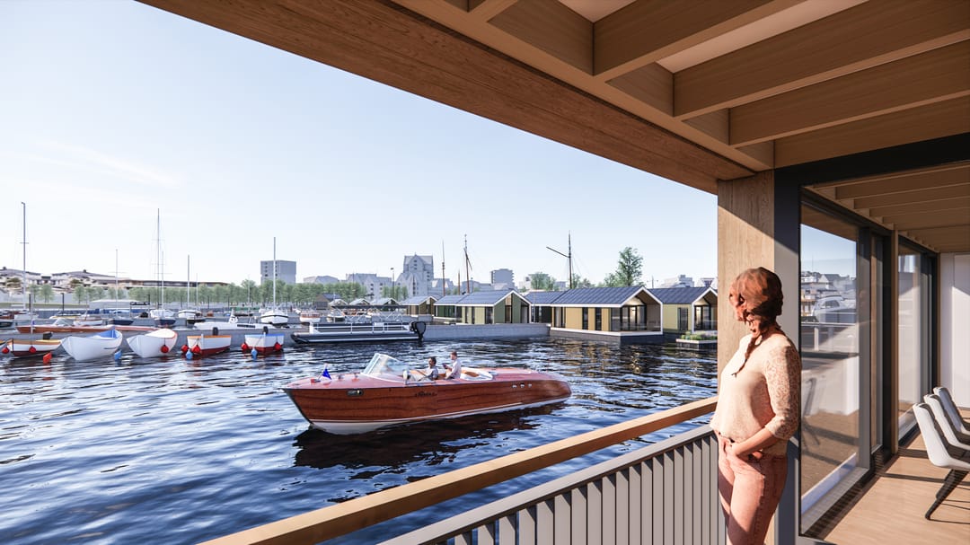Foto 9 van Ligplaats met nieuwbouwark in Marinapark Houthaven Zaandam