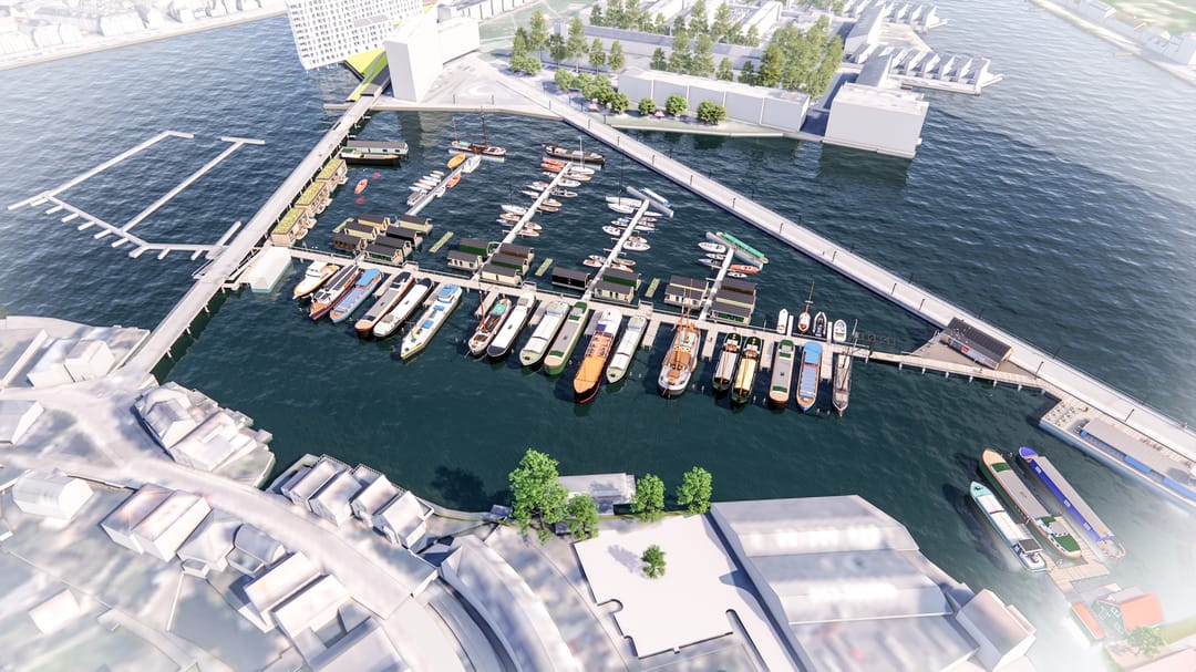 Foto 3 van Ligplaats met nieuwbouwark in Marinapark Houthaven Zaandam