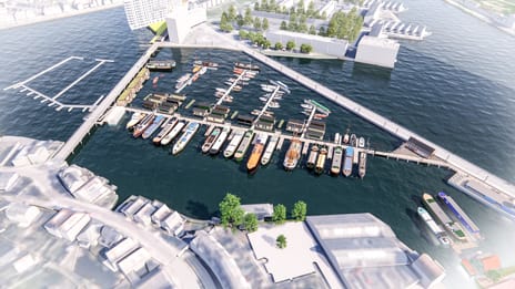 Photo 3 of Ligplaats met nieuwbouwark in Marinapark Houthaven Zaandam