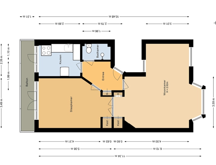 Foto 15 van Hunzestraat 97-1