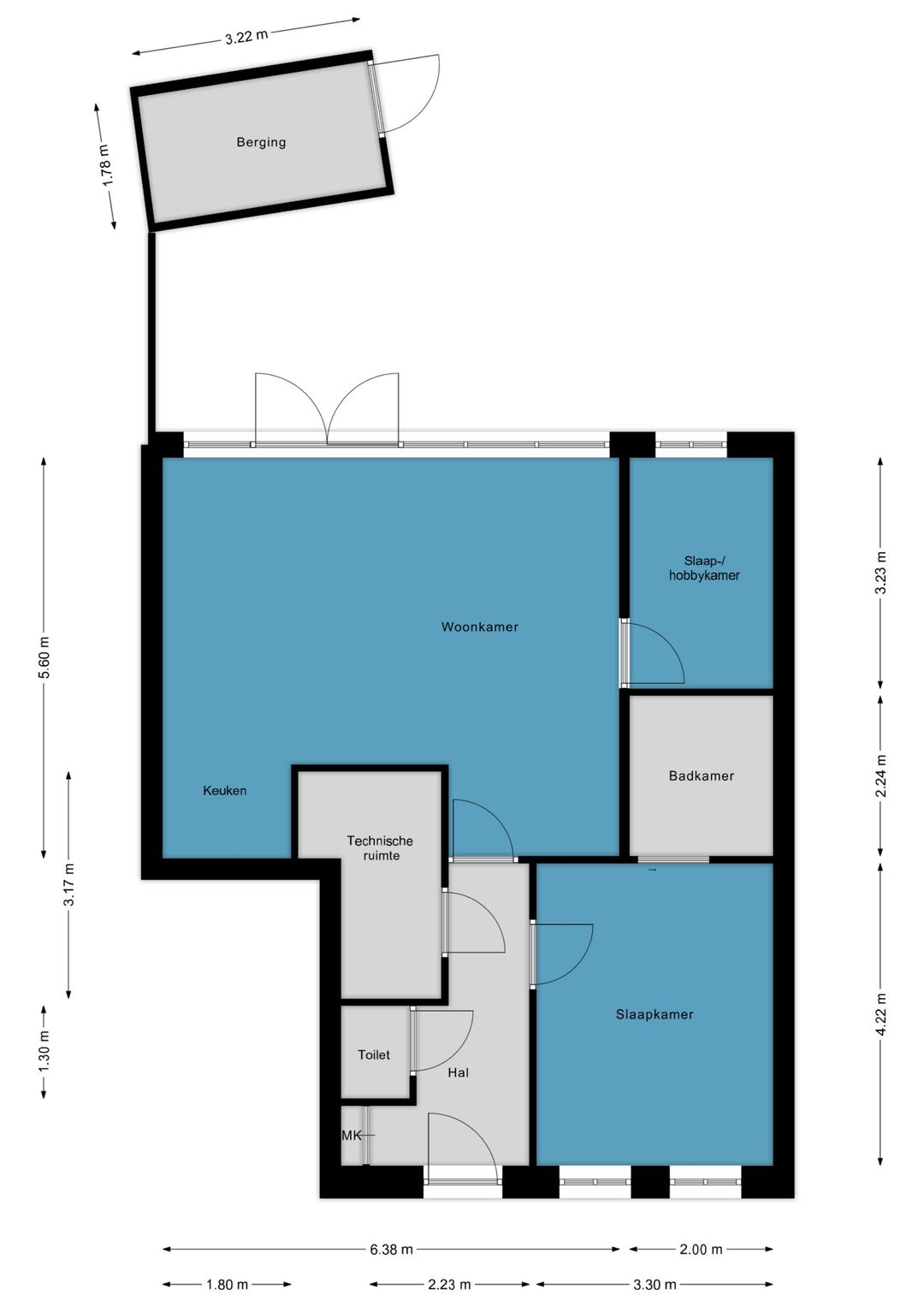 Foto 8 van Sluisstraat 2 B