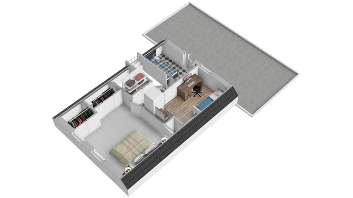 Spacious Detached House with Large Garage and Sunny Garden in De Westereen — 67