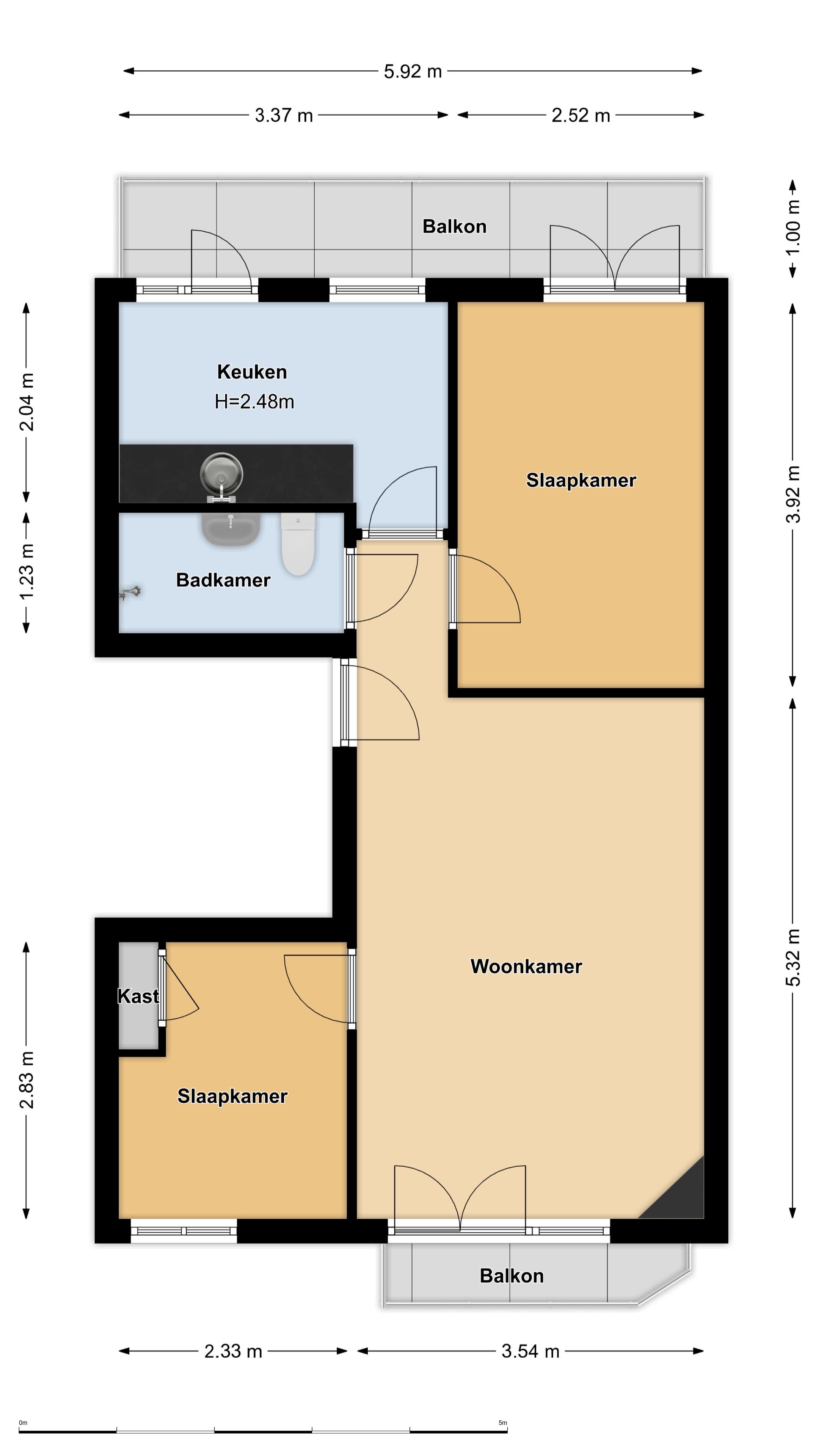 Foto 24 van John Franklinstraat 66-1
