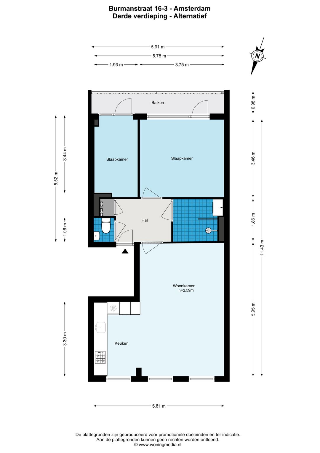 Photo 26 of Burmanstraat 16-3