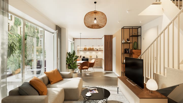 Foto van Bouwtype G-01 Terrasappartementen Galerijflat