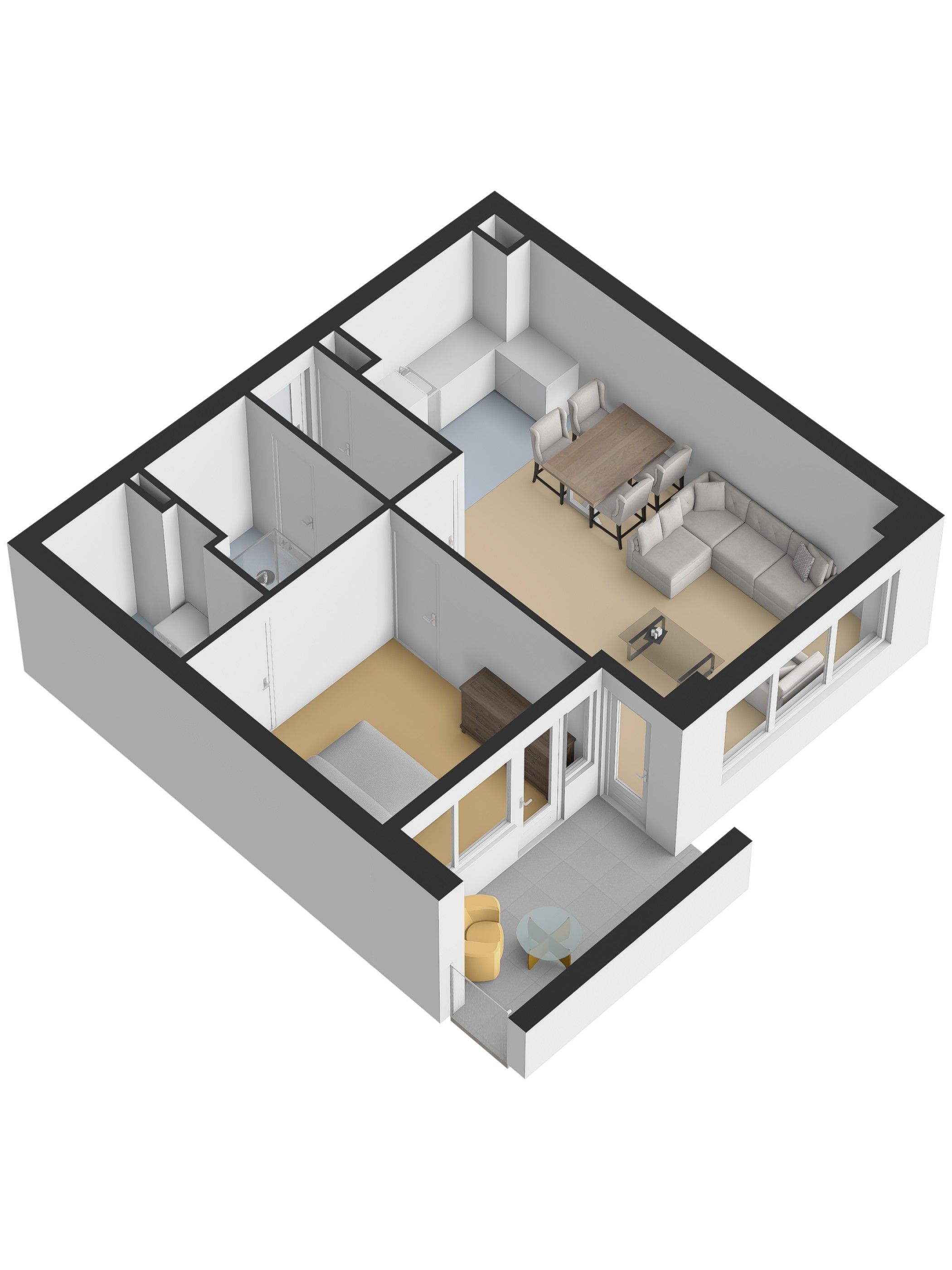 Ground floor apartment with private terrace in Vanekerstaete — 29