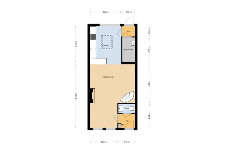 Spacious terraced home with renovation potential in Den Helder — 47
