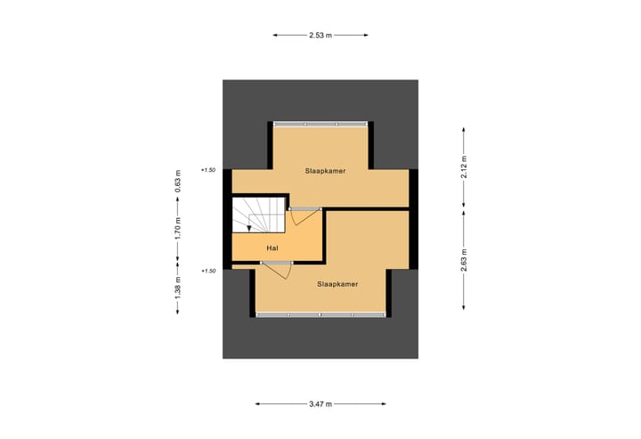 Spacious terraced home with renovation potential in Den Helder — 50