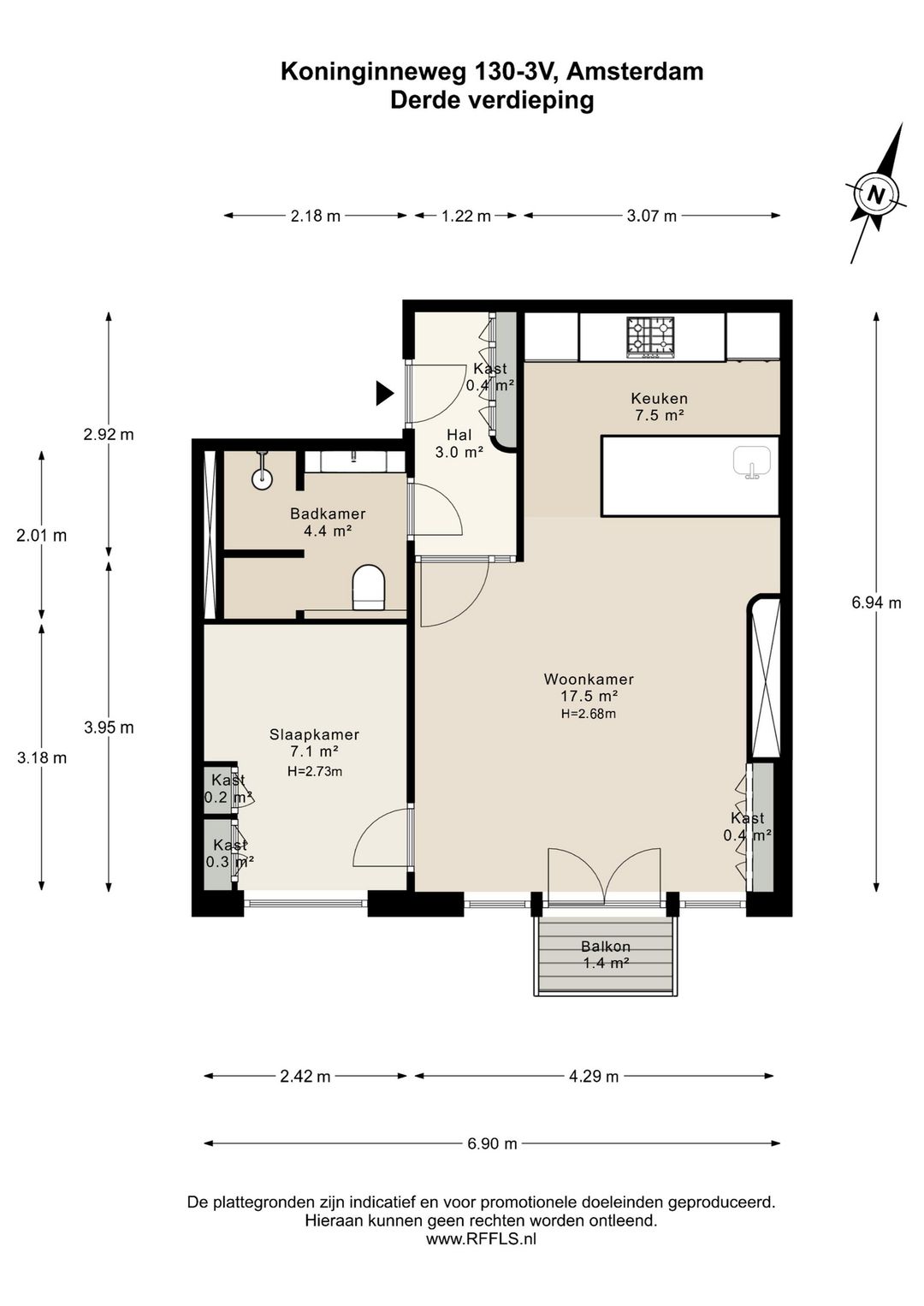Foto 28 van Koninginneweg 130-3V