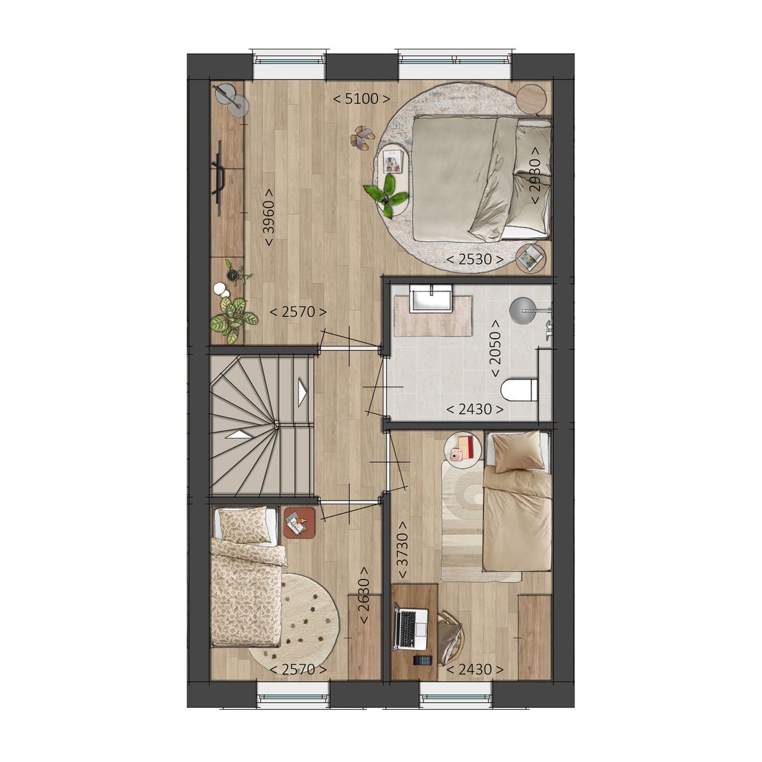 Foto 7 van Fase 1A I Middenwoningen (Bouwnr. 1.12)