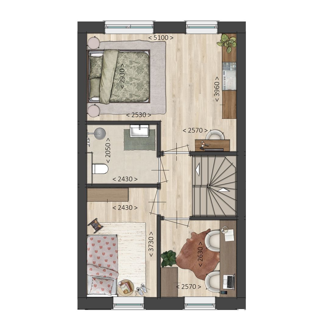 Foto 7 van Fase 1A I Middenwoningen (Bouwnr. 1.23)